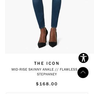 Joe’s Flawless The Icon mid rise skinny ankle. Size 23.